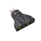 USB Sound Card Adapter Virtual 7.1 Channel - 4port - WooTech Online Shopping