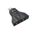 USB Sound Card Adapter Virtual 7.1 Channel - 4port - WooTech Online Shopping