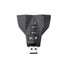 USB Sound Card Adapter Virtual 7.1 Channel - 4port - WooTech Online Shopping