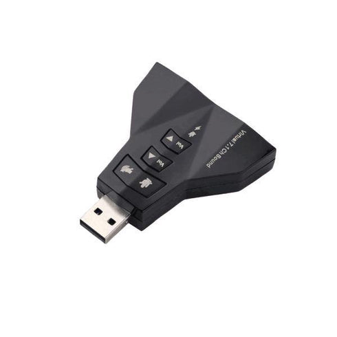 USB Sound Card Adapter Virtual 7.1 Channel - 4port - WooTech Online Shopping
