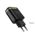 HOCO C39A Digital Display Dual USB Wall Charger EU Plug Adapter for Phone - WooTech Online Shopping
