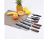 6pcs Non Stick Coating Finish Kitchen knife Set