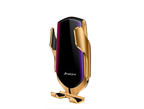 Andowl Car wireless Charger - Q-A252 - Gold - WooTech Online Shopping In SA
