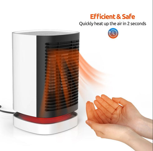 Andowl Q-NF002 Portable Mini Electric Heater - 950W - WooTech Online Shopping In SA