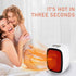 Andowl Q-NF14 Mini Desk Heater - 500W - WooTech Online Shopping In SA