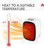 Andowl Q-NF14 Mini Desk Heater - 500W - WooTech Online Shopping In SA