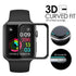 Apple Watch Glass - 9H 3D full coverage tempered glass 38/40/42/44 mm - WooTech Online Shopping In SA