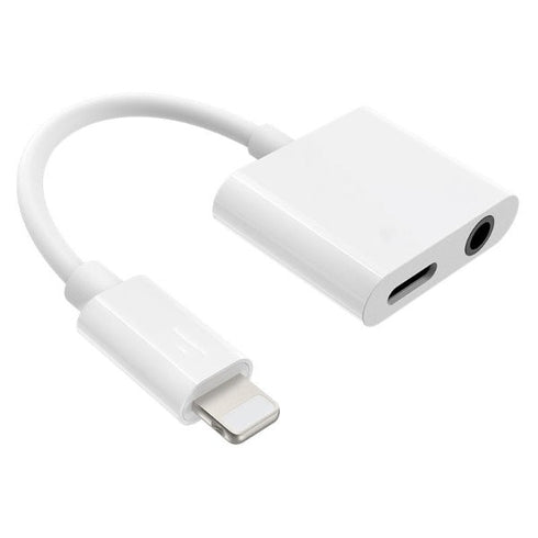 Audio converter for Lightning to Lightning + 3.5mm - WooTech Online Shopping In SA