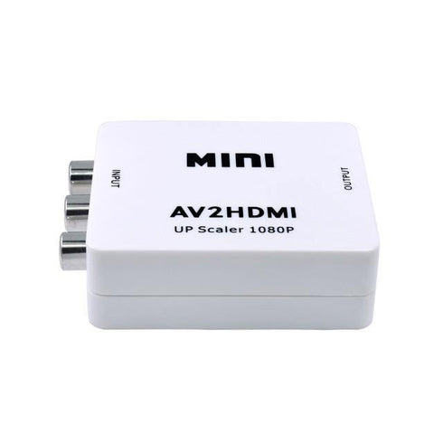 AV to HDMI Converter Adapter 1080P - AV2HDMI -White - WooTech Online Shopping In SA