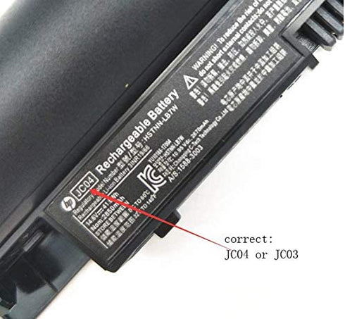 Battery for hp Pavilion 255 G6 250 G6 15-BS - hp laptop Battery ( JC04, JC03, HSTNN-PB6Y ) - WooTech Online Shopping In SA