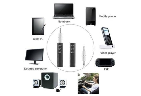 Car Bluetooth 3.0 Home Audio Music Receiver with Handsfree Function With Mic - WooTech Online Shopping In SA