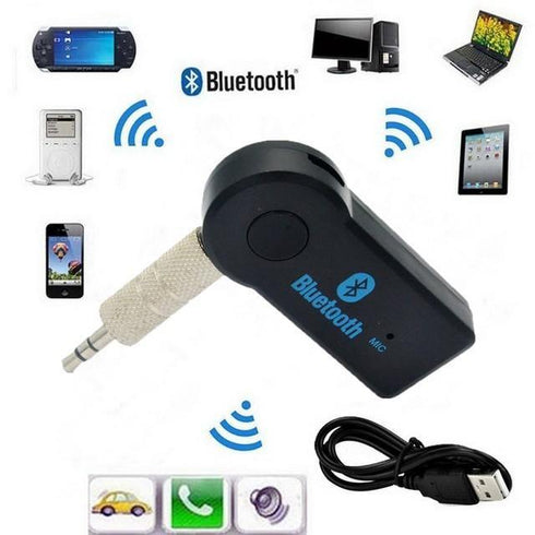 Car Bluetooth 3.0 Home Audio Music Receiver with Handsfree Function With Mic - WooTech Online Shopping In SA