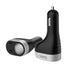 Car charger digital display dual USB HOCO Z29 - WooTech Online Shopping In SA