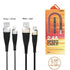 Moxom 2.4a speed cable cc-34 black - WooTech Online Shopping