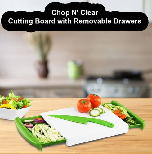 Chop & Clear Cutting Board - WooTech Online Shopping In SA