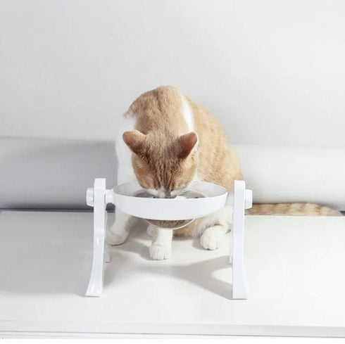 Dual Purpose Adjustable Pet's Water And Feeding Bowl AJ-12 - WooTech Online Shopping In SA