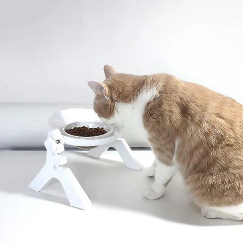 Dual Purpose Adjustable Pet's Water And Feeding Bowl AJ-12 - WooTech Online Shopping In SA