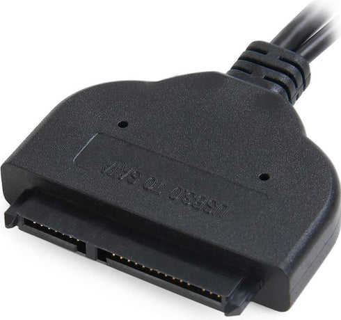 Dual USB 3.0 & USB 2.0 SATA Adapter Cable - Black - WooTech Online Shopping In SA
