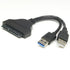 Dual USB 3.0 & USB 2.0 SATA Adapter Cable - Black - WooTech Online Shopping In SA