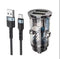 DZ3 Car Charger Set 2USB 2.4A Car Charger Set With Micro Cable - WooTech Online Shopping In SA
