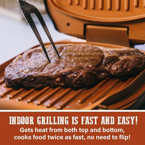 Electric Grill Toaster With Nonstick Copper Surface - WooTech Online Shopping In SA