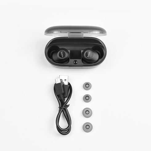 True wireless headset With charging case - Hoco Earbuds - WooTech Online Shopping