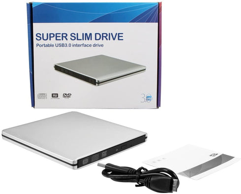 External Dvd writer usb 3.0 Super Slim Drive - WooTech Online Shopping In SA