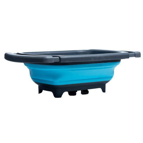 Foldable Flexible Washing Basket - Blue