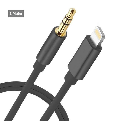 For Apple Interface to 3.5mm Male Aux Cable for iPhone to Aux Cable for Car Headphone Jack Cable for iPhone Xs XR X 8 7 Plus - WooTech Online Shopping In SA