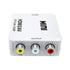 HDMI to AV 3RCA Composite Video Audio Converter Adapter - HDMI2AV White - WooTech Online Shopping In SA