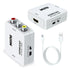 HDMI to AV 3RCA Composite Video Audio Converter Adapter - HDMI2AV White - WooTech Online Shopping In SA