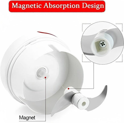High Quality Mini Mini Garlic Crusher Vegetable Chopper Meat Grinder - WooTech Online Shopping In SA