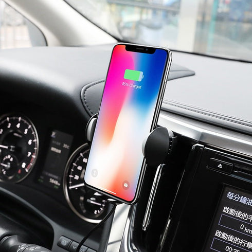Hoco 10W Car phone holder With Wireless Phone charger - CA60 - WooTech Online Shopping In SA