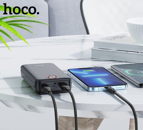 Hoco 20000 Mah Fast Charging Power bank PK-06 Black - WooTech Online Shopping In SA
