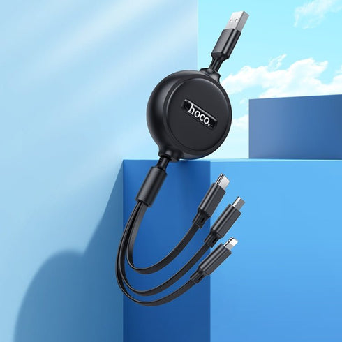 Hoco 3 in 1 Charging Cable - WooTech Online Shopping In SA