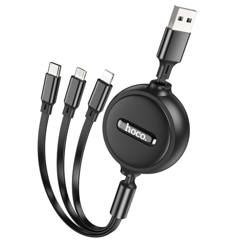 Hoco 3 in 1 Charging Cable - WooTech Online Shopping In SA