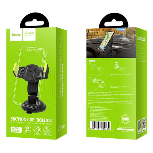 Hoco CA40 Suction Cup Holder - WooTech Online Shopping In SA