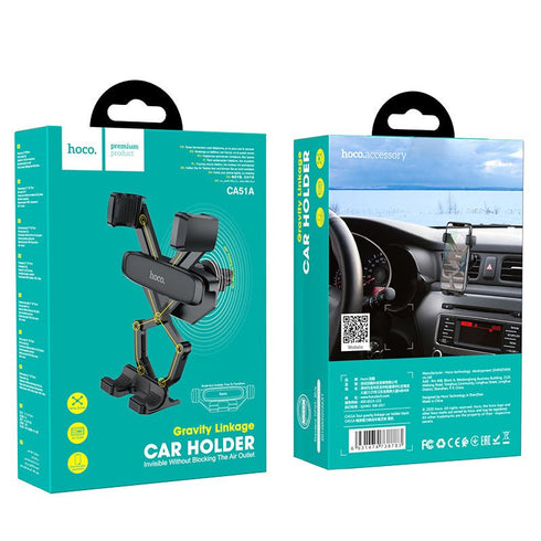 Hoco CA51A Gravity Linkage Car Holder - WooTech Online Shopping In SA