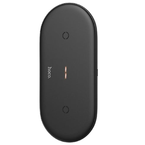 Hoco CW23 Dual wireless Fast Charger - 10W - WooTech Online Shopping In SA