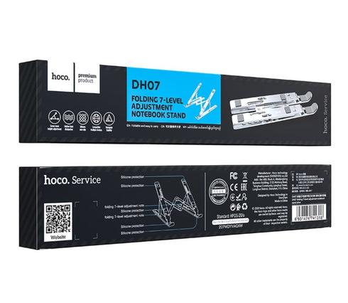 Hoco DH07 Folding 7 Level Adjustment Notebook Stand - WooTech Online Shopping In SA