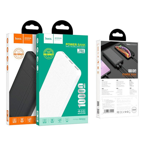 Hoco J48 10000mAh Large Energy Power Bank - Black - WooTech Online Shopping In SA