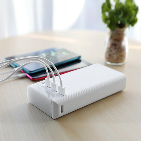 Hoco J62 30000mAh LED Power Bank With Table Lamp - WooTech Online Shopping In SA
