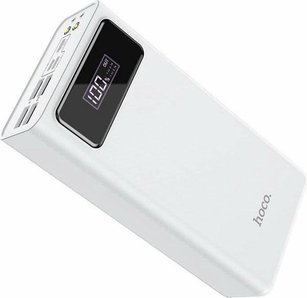 Hoco J65A - 40000Mah power bank - White - WooTech Online Shopping In SA