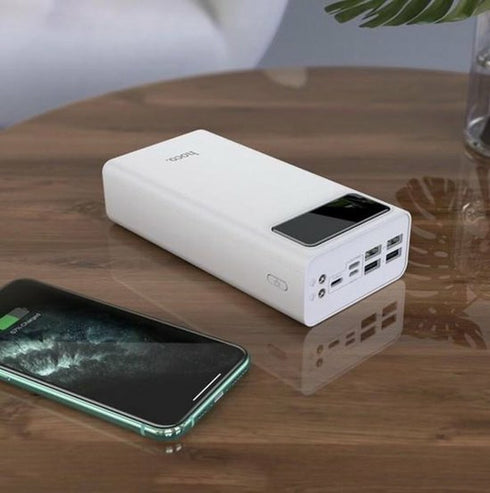 Hoco J65A - 40000Mah power bank - White - WooTech Online Shopping In SA