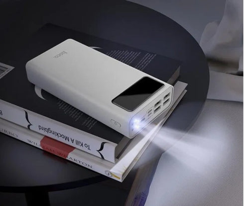 Hoco J65A - 40000Mah power bank - White - WooTech Online Shopping In SA