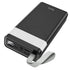Hoco J73 - 30000mah LED Table Lamp Power Bank - Black - WooTech Online Shopping In SA