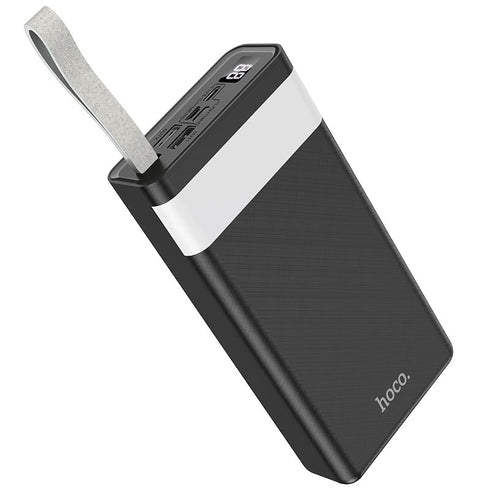 Hoco J73 - 30000mah LED Table Lamp Power Bank - Black - WooTech Online Shopping In SA