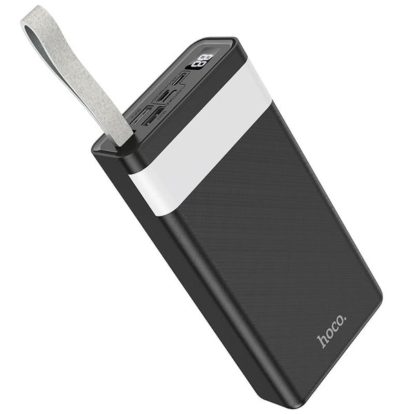 Hoco J73 - 30000mah LED Table Lamp Power Bank - Black - WooTech Online Shopping In SA