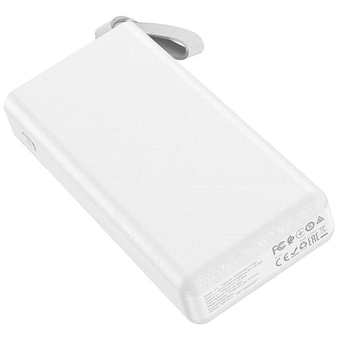 Hoco J73 30000mAh LED Table Lamp Power Bank - White - WooTech Online Shopping In SA
