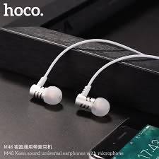 hoco M48 3.5mm Wired Earphone with Microphone Noise-canceling Stereo Sports Headset - WooTech Online Shopping In SA